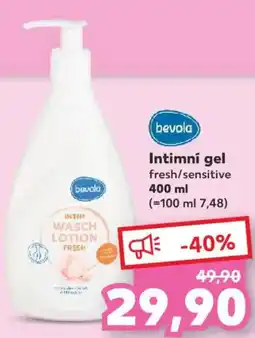 Kaufland Bevola Intimní gel fresh/sensitive nabídka