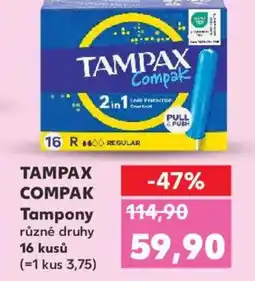 Kaufland TAMPAX Compak Tampony nabídka
