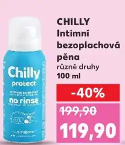 Kaufland CHILLY Intimní bezoplachová pěna nabídka