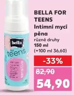 Kaufland BELLA FOR TEENS Intimní mycí pěna nabídka