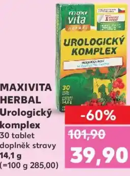 Kaufland MAXIVITA HERBAL Urologický komplex nabídka