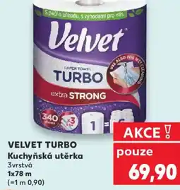 Kaufland VELVET TURBO Kuchyňská utěrka nabídka