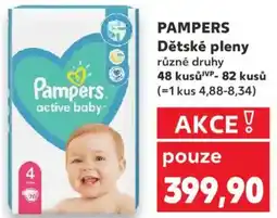 Kaufland PAMPERS Dětské pleny nabídka