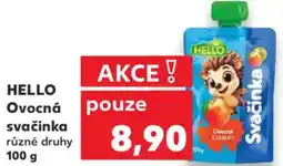 Kaufland HELLO Ovocná svačinka nabídka