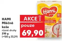 Kaufland HAMI Mléčná kaše nabídka