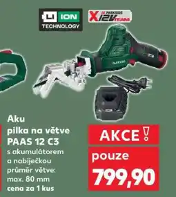 Kaufland Aku pilka na větve PAAS 12 C3 nabídka
