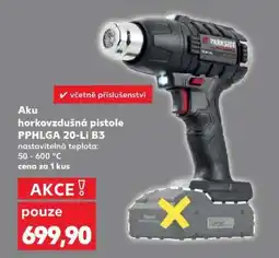 Kaufland Aku horkovzdušná pistole PPHLGA 20-Li B3 nabídka