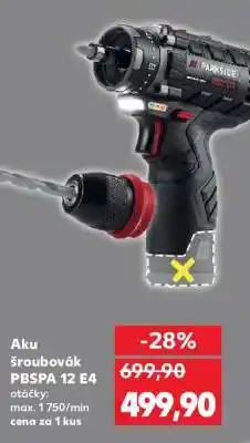 Kaufland Aku šroubovák PBSPA 12 E4 nabídka