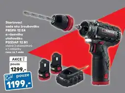 Kaufland Startovací sada aku šroubováku PBSPA 12 E4 a rázového utahováku PDSSAP 12 B1 nabídka