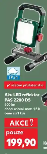 Kaufland Aku LED reflektor PAS 2200 D5 nabídka
