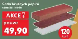 Kaufland Sada brusných papírů nabídka