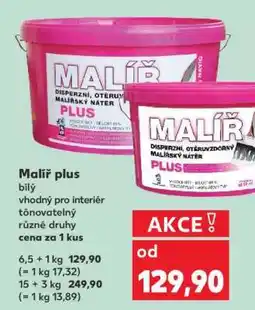 Kaufland MALÍŘ PLUS nabídka