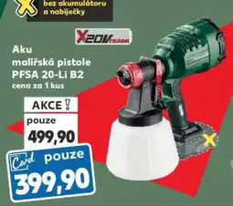 Kaufland Aku malířská pistole PFSA 20-Li B2 nabídka
