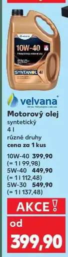 Kaufland Motorový olej syntetický 4l nabídka