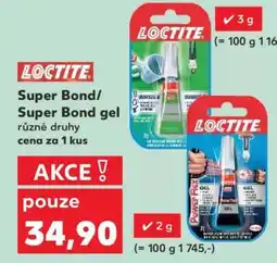 Kaufland Loctite Super Bond/Super Bond gel nabídka