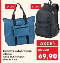 Kaufland Cestovní batoh/taška nabídka