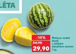 Kaufland Meloun vodní žlutý s nízkým obsahem semen 1 kg nabídka