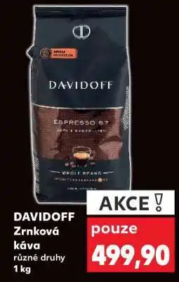 Kaufland Davidoff zrnková káva nabídka