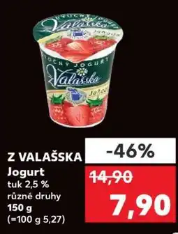Kaufland Z VALAŠSKA Jogurt nabídka