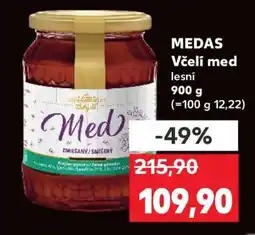Kaufland MEDAS Včelí med lesní nabídka