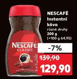 Kaufland NESCAFÉ Instantní káva nabídka