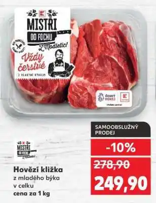 Kaufland Hovězí kližka nabídka