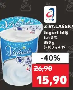 Kaufland Jogurt bílý z Valašska nabídka
