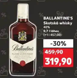Kaufland Ballantine’s Skotská whisky nabídka