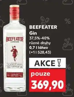 Kaufland Beefeater Gin nabídka