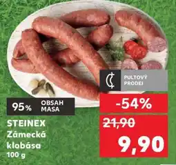 Kaufland STEINEX Zámecká klobása 100 g nabídka
