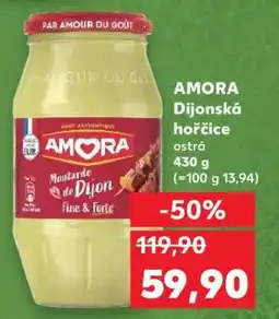 Kaufland AMORA Dijonská hořčice ostrá nabídka