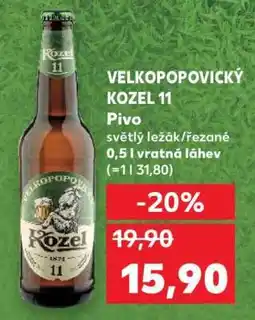 Kaufland Velkopopovický Kozel 11 nabídka