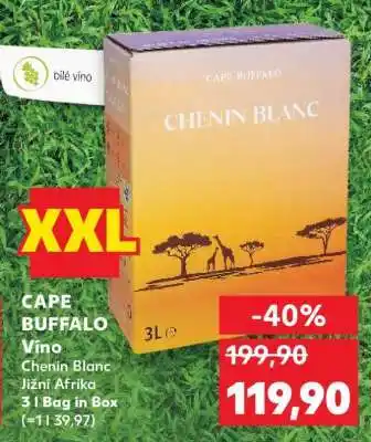 Kaufland CAPE BUFFALO Chenin Blanc nabídka