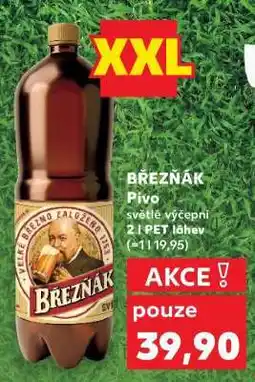 Kaufland BŘEZNÁK Pivo světlé výčepní nabídka