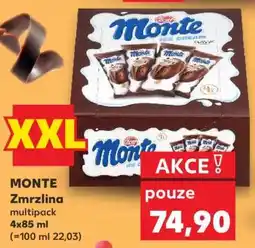 Kaufland MONTE Zmrzlina multipack nabídka