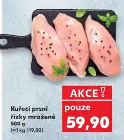 Kaufland Kuřecí prsí řízky mražené nabídka