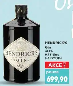 Kaufland Hendrick’s Gin nabídka