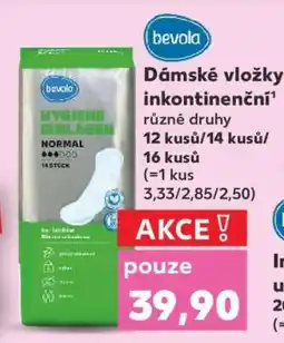 Kaufland Dámské vložky inkontinenční nabídka