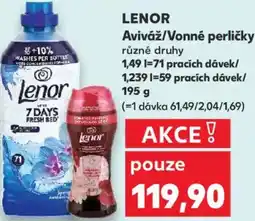 Kaufland LENOR Aviváž/Vonné perličky nabídka