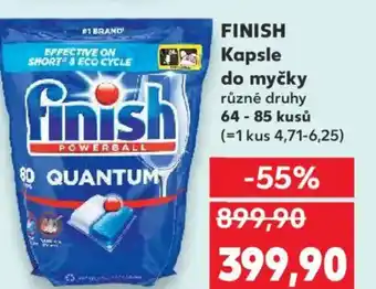 Kaufland FINISH Kapsle do myčky nabídka