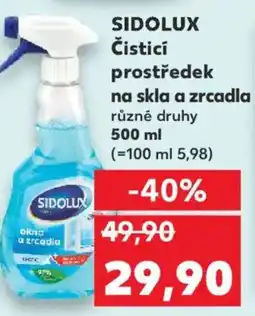 Kaufland SIDOLUX Čisticí prostředek na skla a zrcadla nabídka