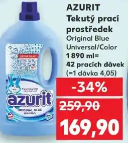 Kaufland AZURIT Tekutý prací prostředek nabídka