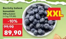 Kaufland Borůvky balené kanadské nabídka
