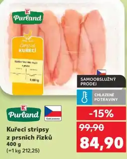 Kaufland Kuřecí stripsy z prsních řízků nabídka