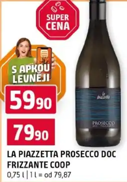 Terno La piazzetta prosecco doc frizzante coop nabídka