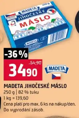Terno Madeta jihočeské máslo nabídka