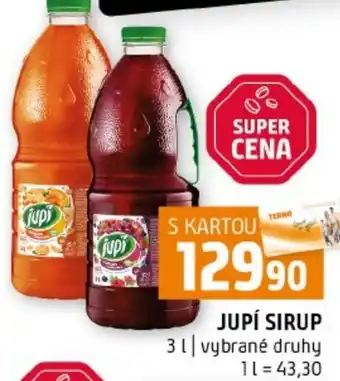 Terno Jupí sirup nabídka