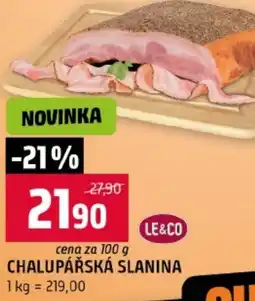 Terno Chalupářská slanina nabídka