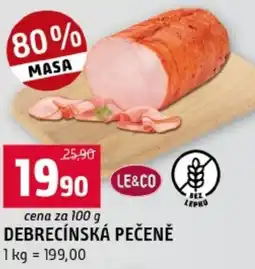 Terno Debrecínská pečeně nabídka