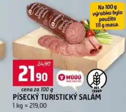 Terno Písecký turistický salám nabídka